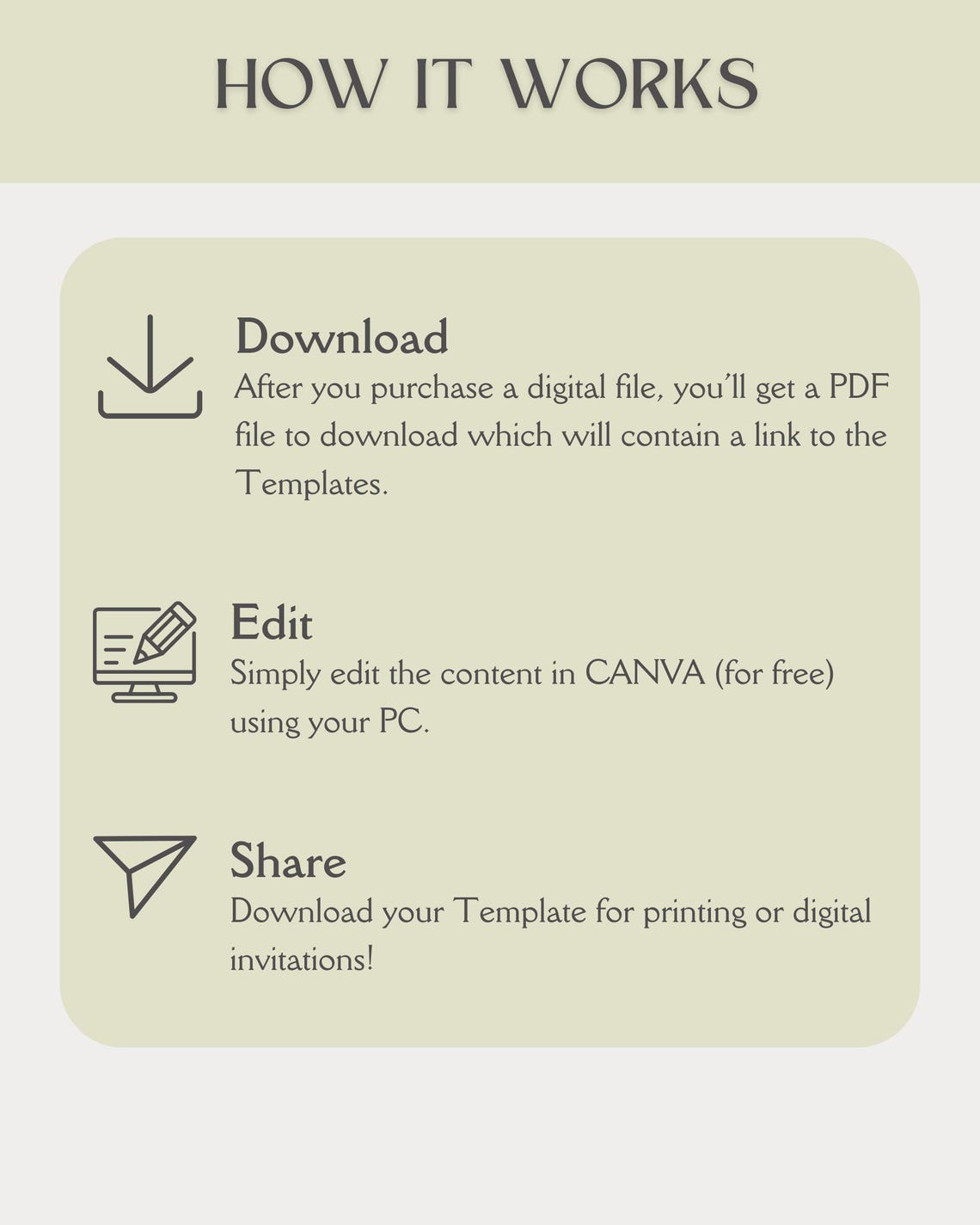 Whimsical Hand-Illustrated Wedding Invitation – Antique Garden Charm