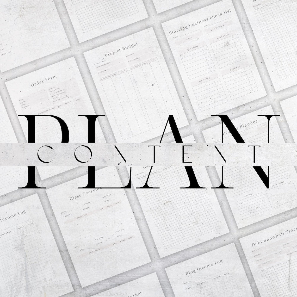 Ultimate Life Planner – All‑in‑One Digital Download (Undated / Edit & Print)