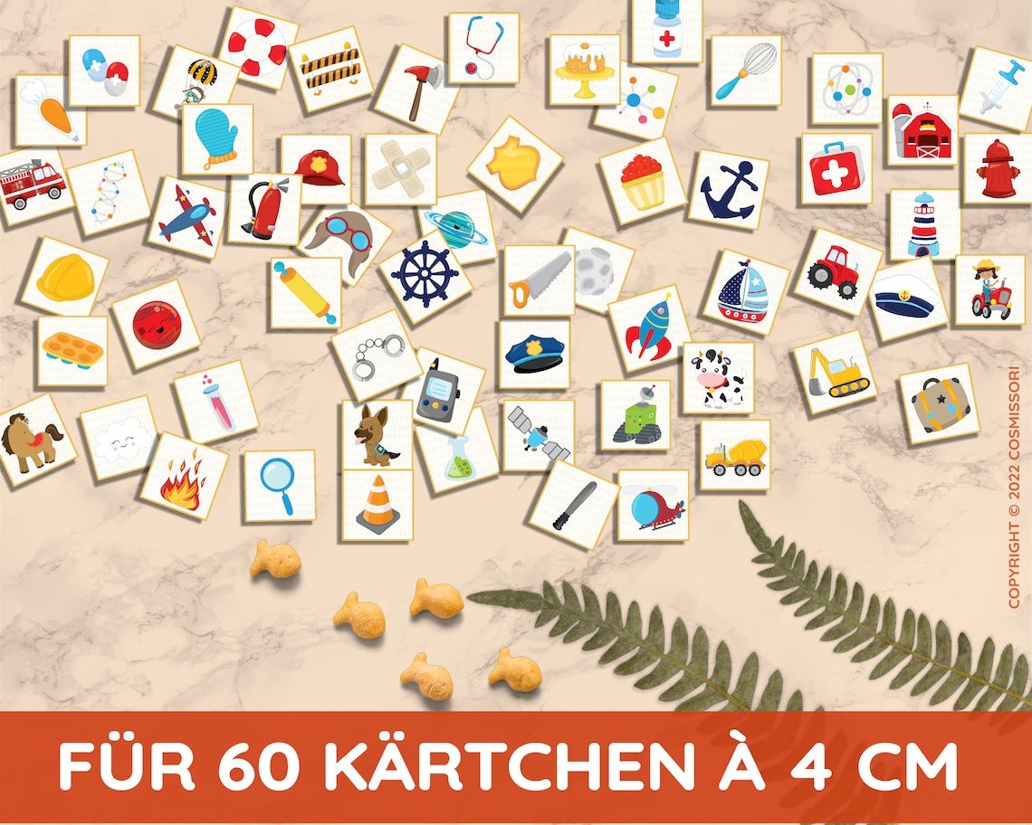 Professions & Characteristics Cards – Digital Download Educational Set