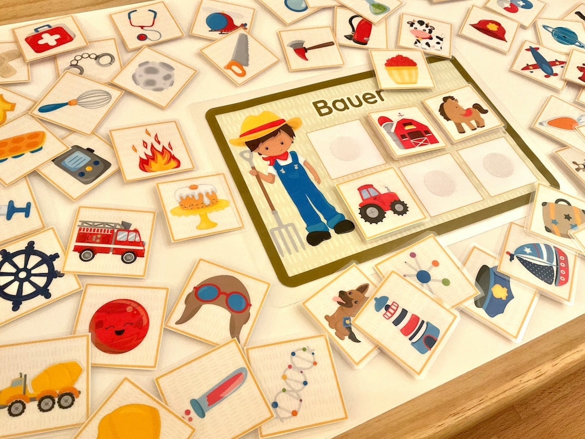 Professions & Characteristics Cards – Digital Download Educational Set