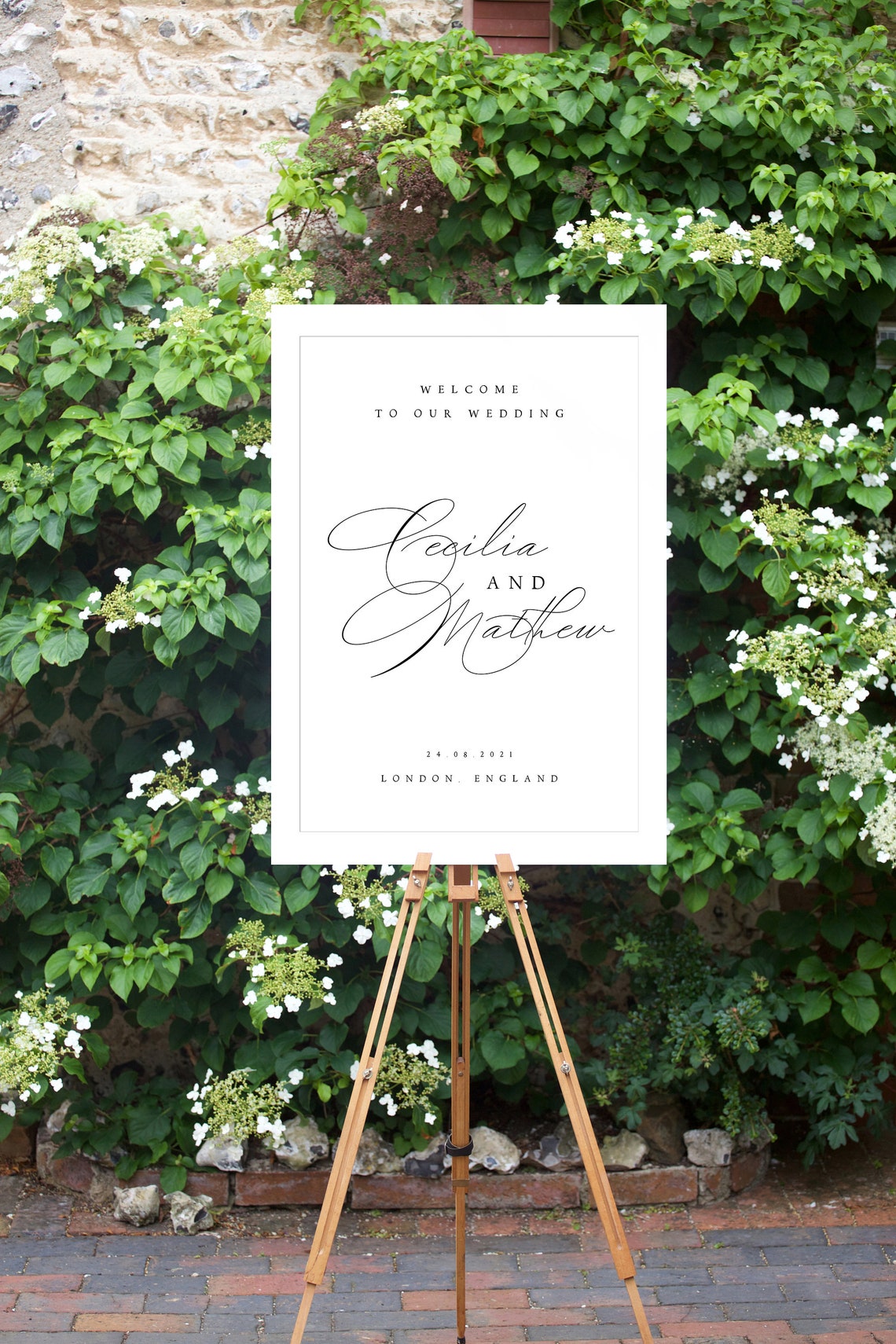 Wedding Welcome Sign – Editable Digital Download