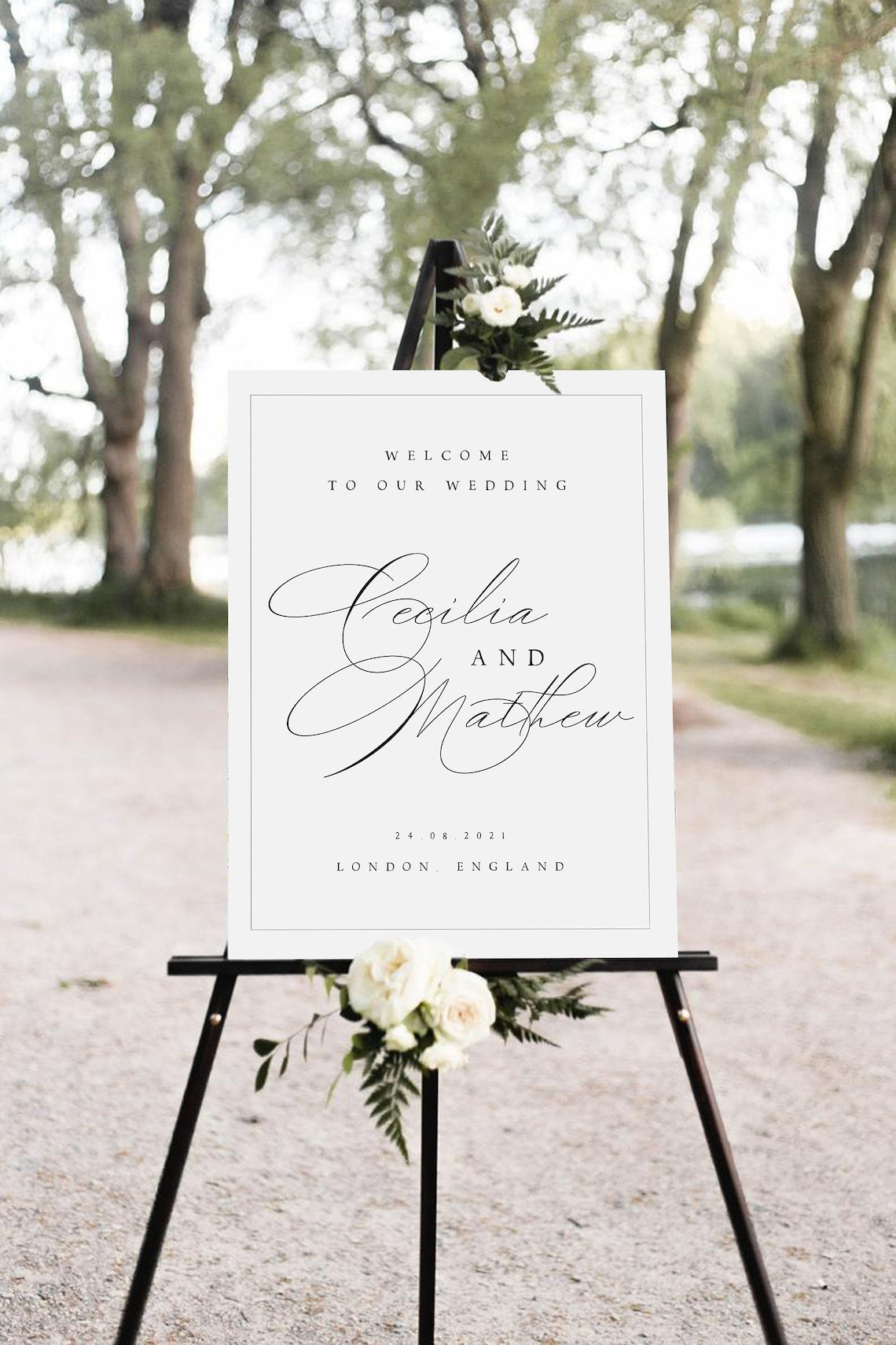 Wedding Welcome Sign – Editable Digital Download