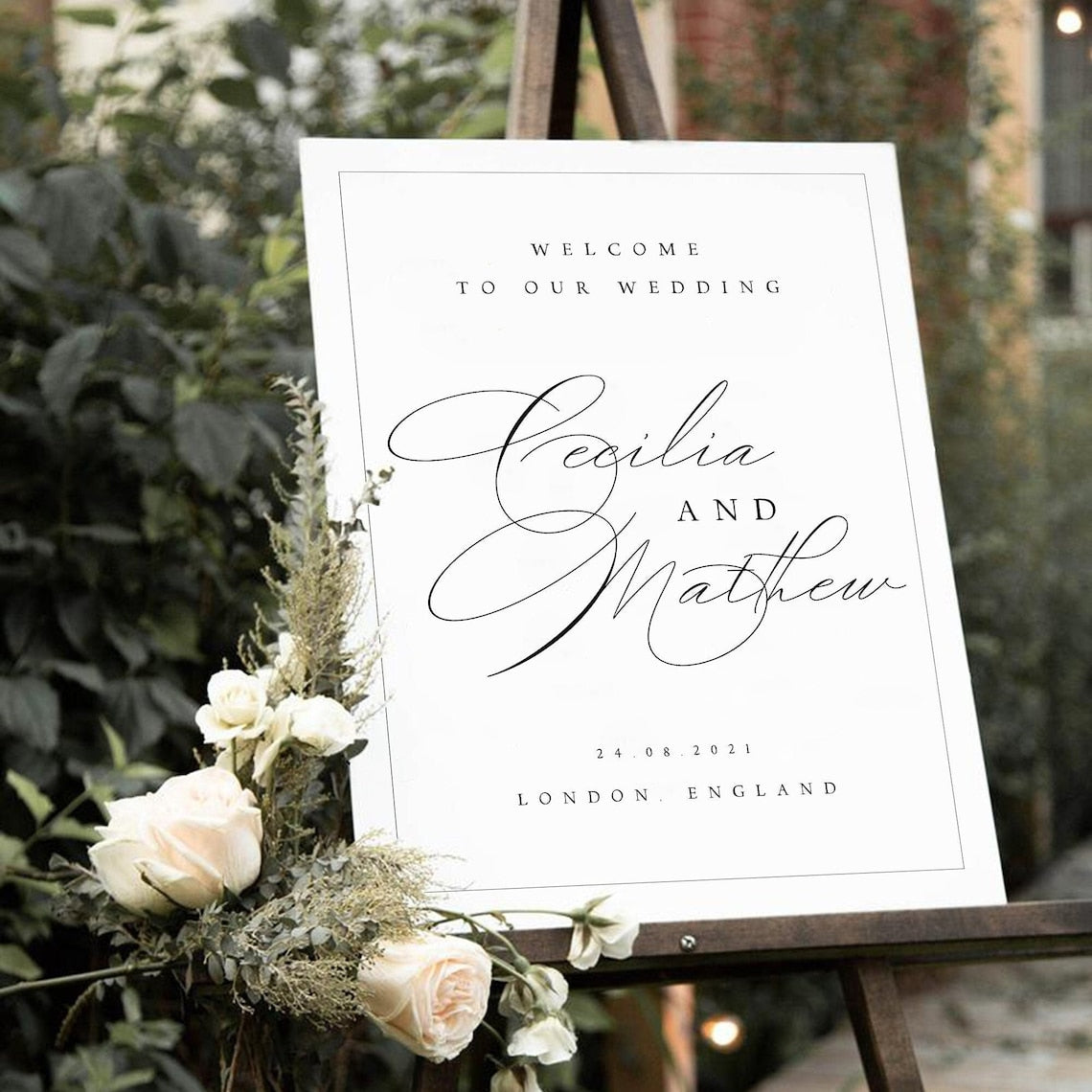 Wedding Welcome Sign – Editable Digital Download