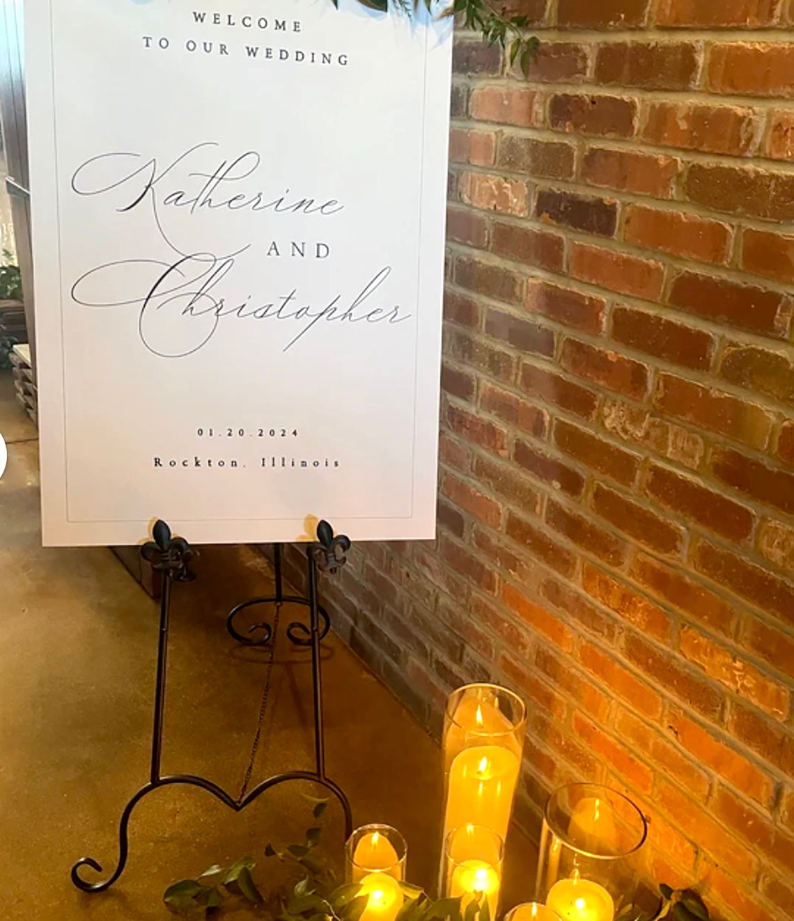 Wedding Welcome Sign – Editable Digital Download