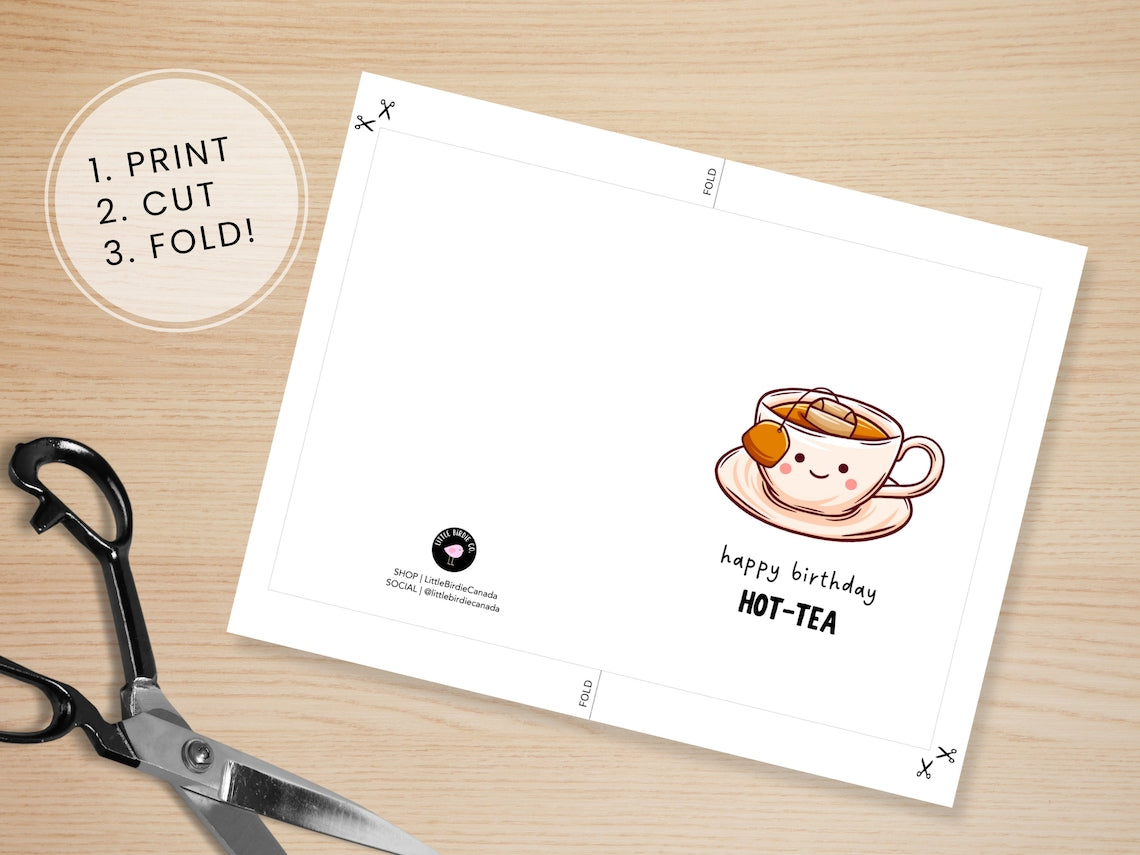 Printable Funny Birthday Card – Instant Digital Download