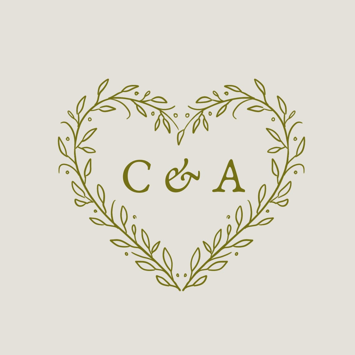 Whimsical Hand-Illustrated Wedding Invitation – Antique Garden Charm