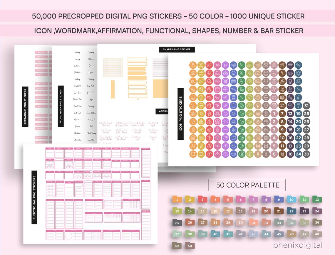 Universal All-in-One Digital Planner 2026–2027 – Complete 2-Year Edition