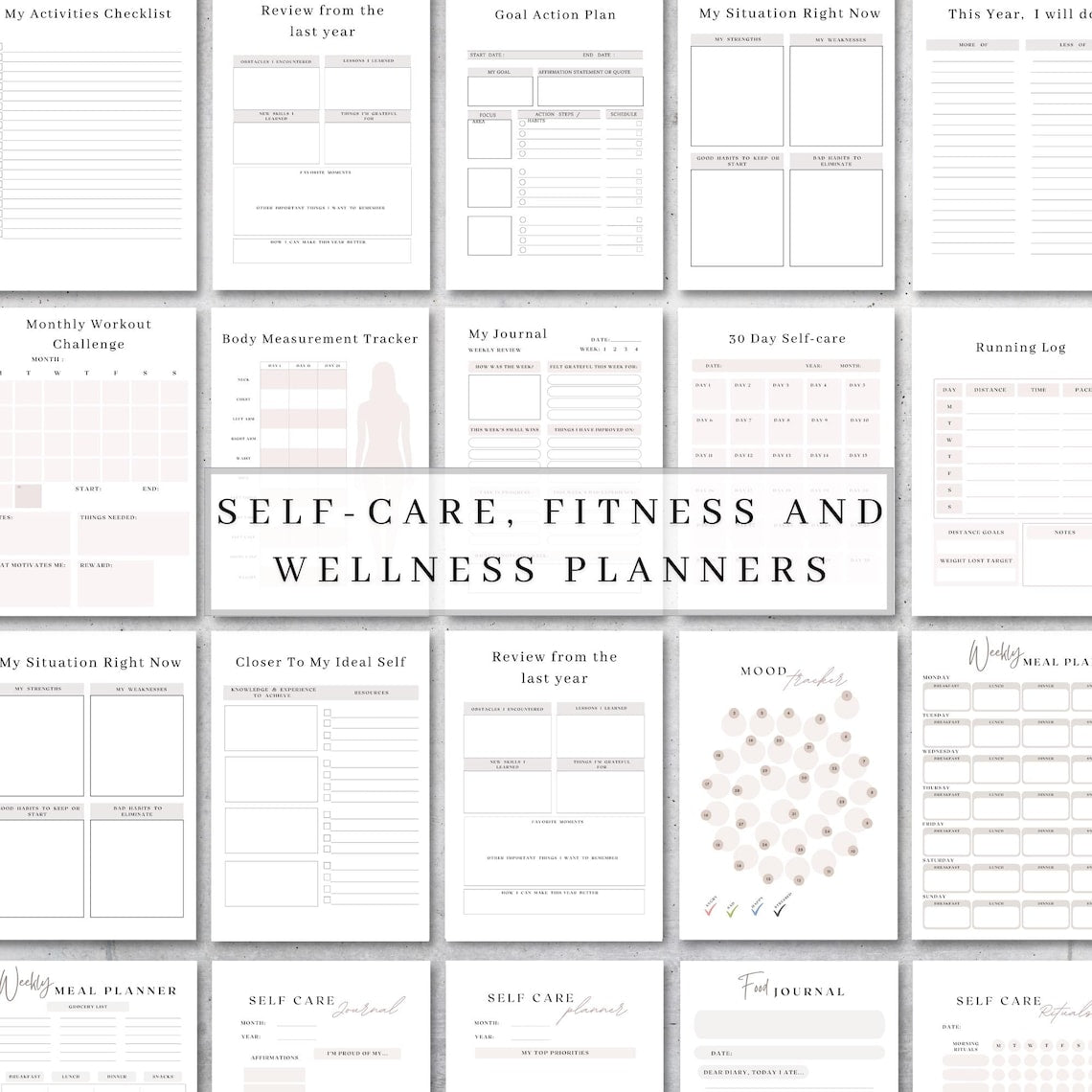 Ultimate Life Planner – All‑in‑One Digital Download (Undated / Edit & Print)