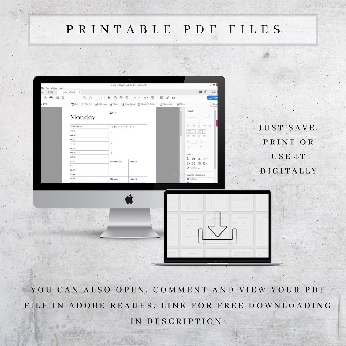 Ultimate Life Planner – All‑in‑One Digital Download (Undated / Edit & Print)