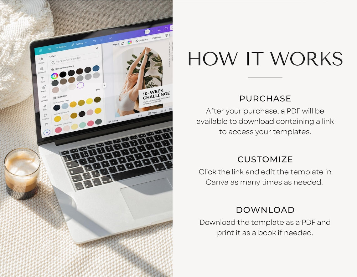 Editable Fitness eBook Template – Complete Workout & Nutrition Guide