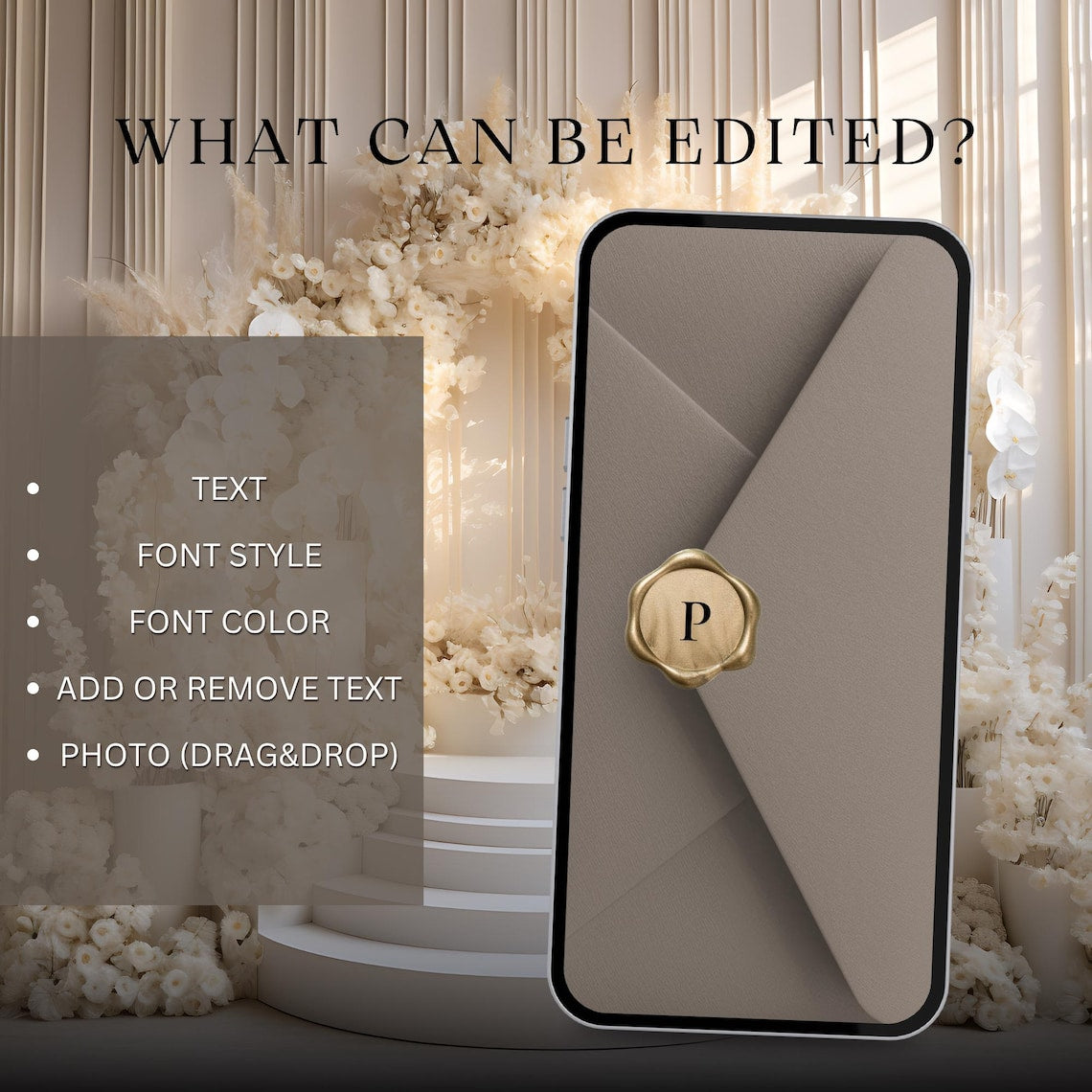 Elegant Animated Video Invitation Template – Birthday “Save the Date” (Canva / MP4)