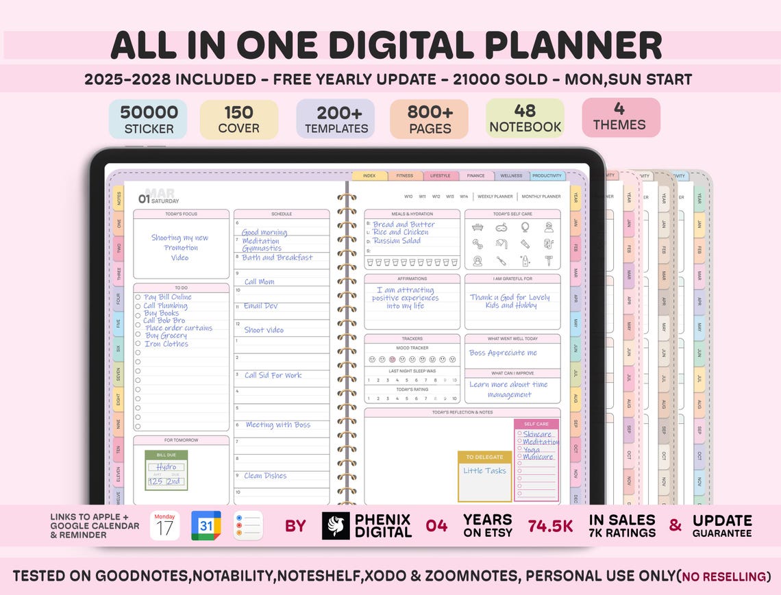 Universal All-in-One Digital Planner 2026–2027 – Complete 2-Year Edition