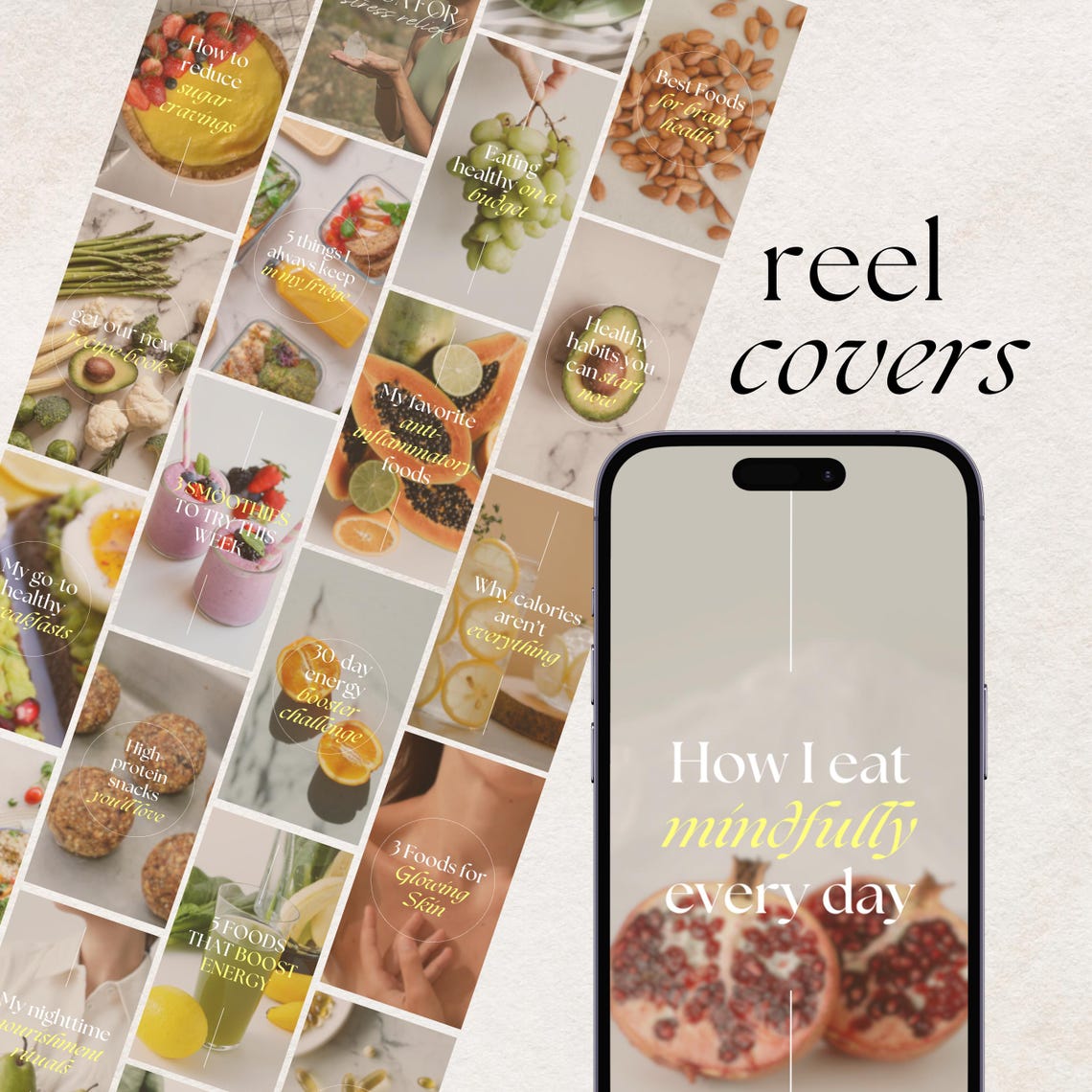 1,000 Instagram Templates for Nutrition Coaches – Editable Social Media Kit