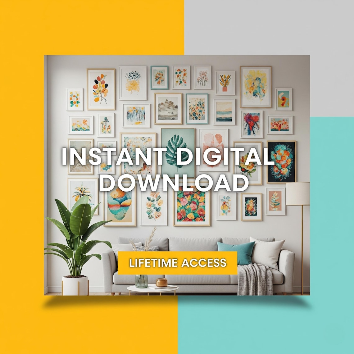 150,000+ Eclectic Maximalist Gallery Wall Art Prints – Instant Digital Download