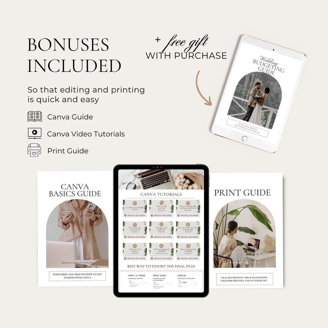 “Summer Wildflower Wedding Invitation – Whimsical Floral Template with QR Code”