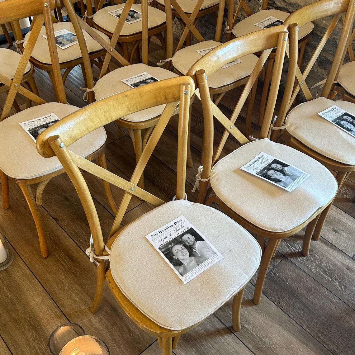 Folded Printable Wedding Newspaper – Custom DIY Keepsake