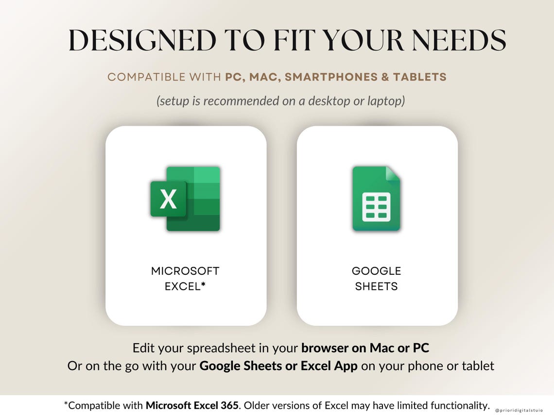 Social Media Content Planner – Editable Digital Download for Creators