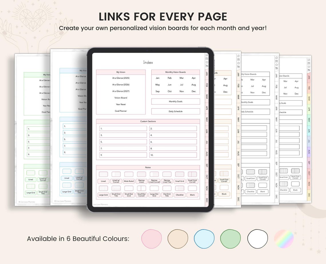 Vision Board & Visualization Kit – Printable Manifestation Materials