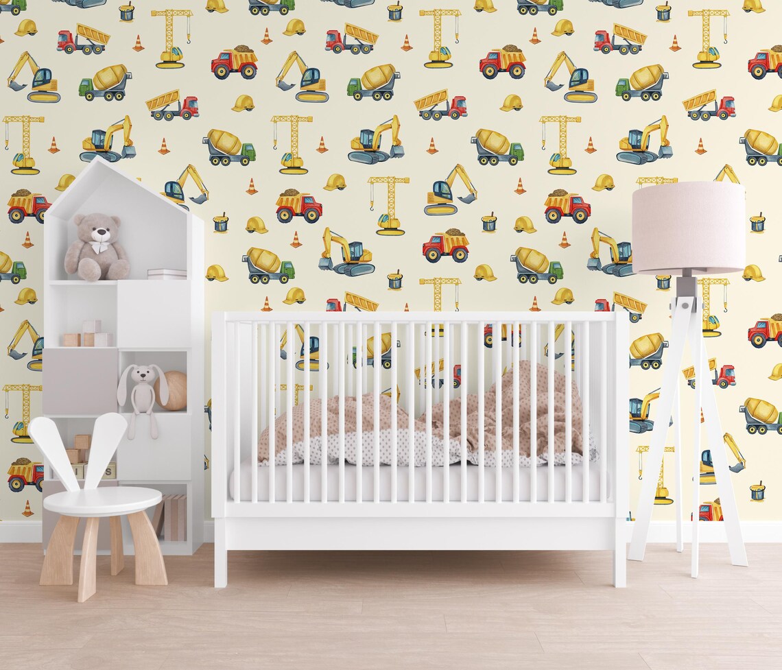 Watercolour Construction Clipart Bundle – Digital Download of Building & Vehicle Illustrations