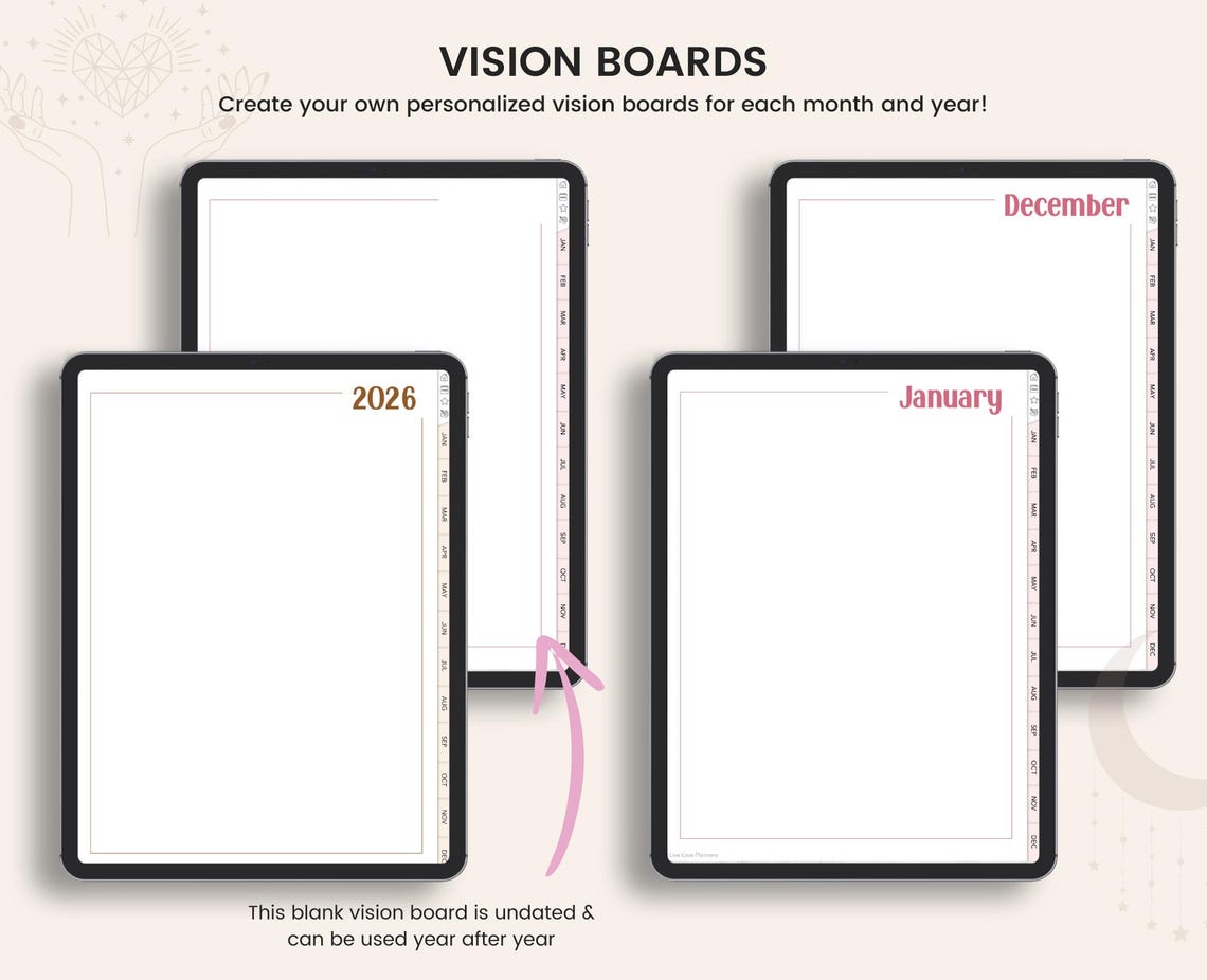 Vision Board & Visualization Kit – Printable Manifestation Materials