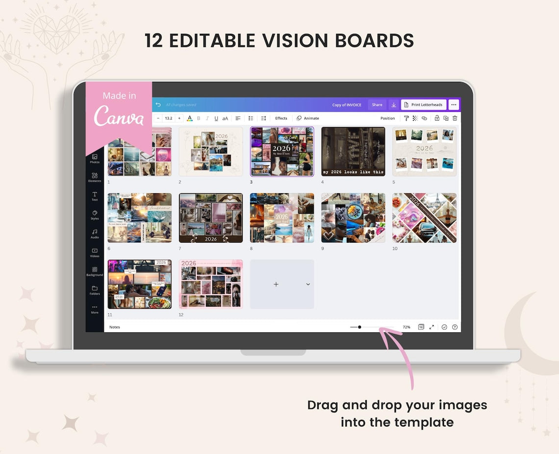 Vision Board & Visualization Kit – Printable Manifestation Materials