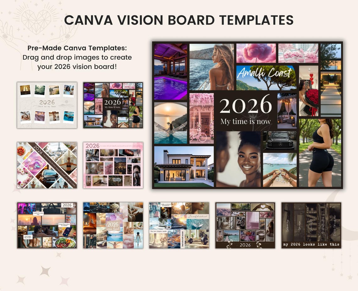 Vision Board & Visualization Kit – Printable Manifestation Materials