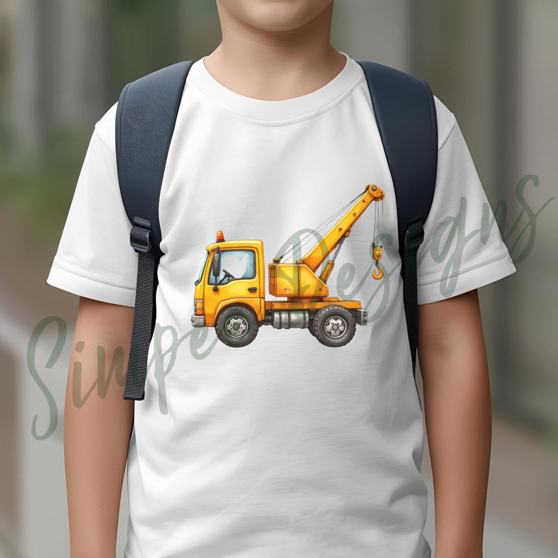 Construction-Theme Birthday Clipart Bundle – Kids Party Graphics Instant Download