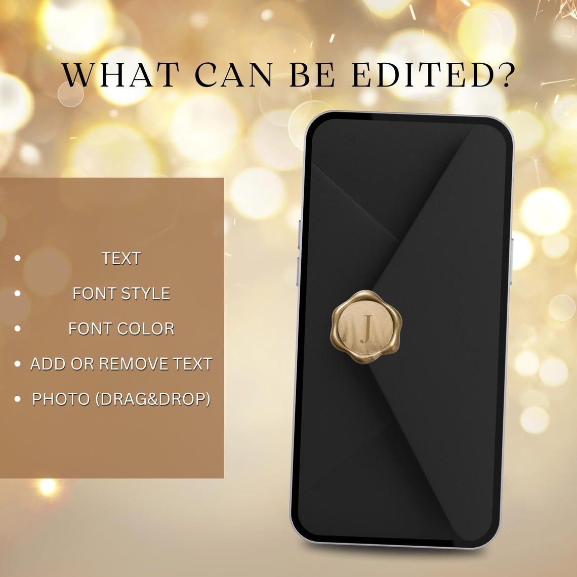 Animated New Year Invitation Template – Digital Editable Video Greeting